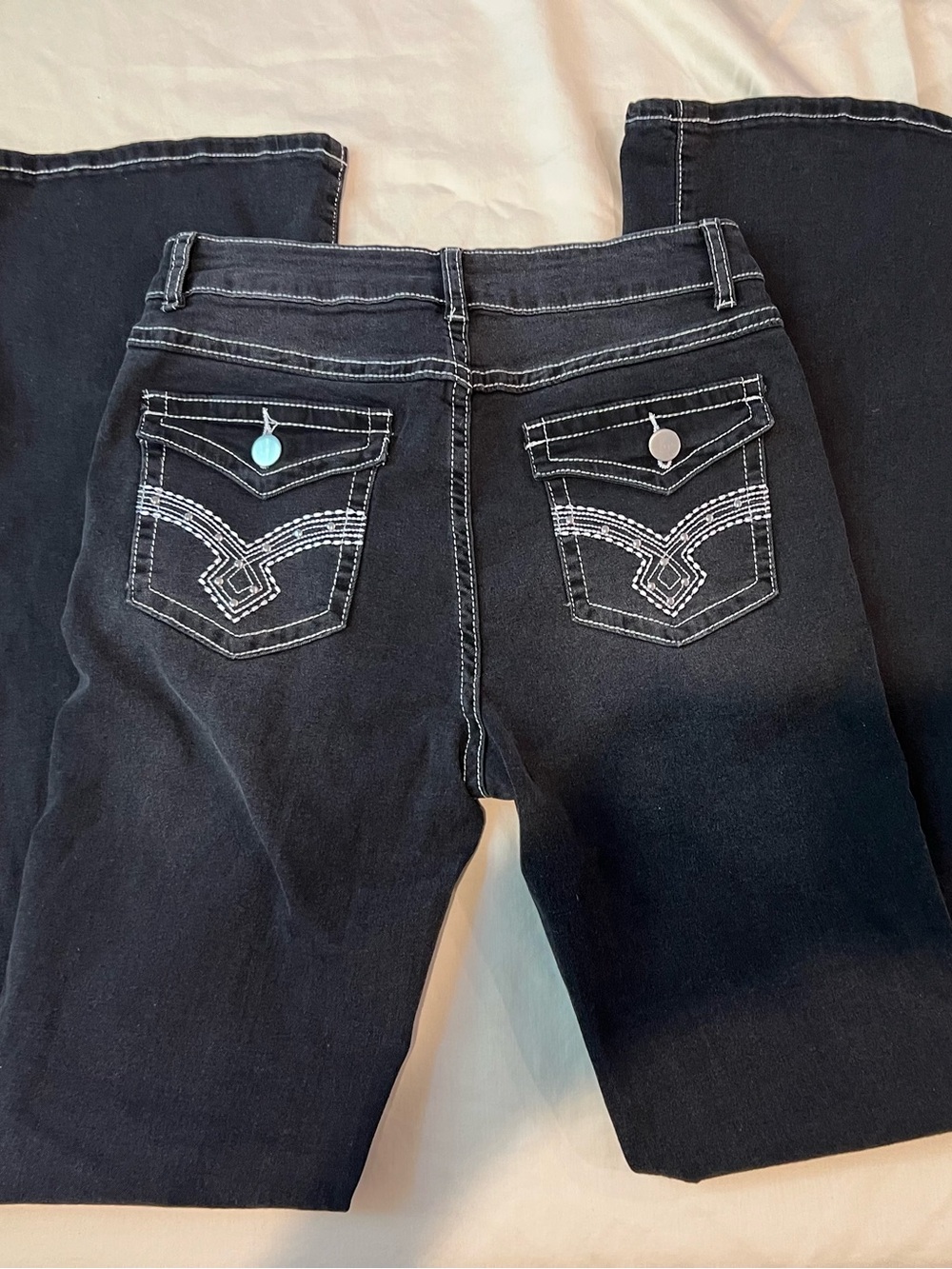 Women’s Black Stretch Flare Jeans